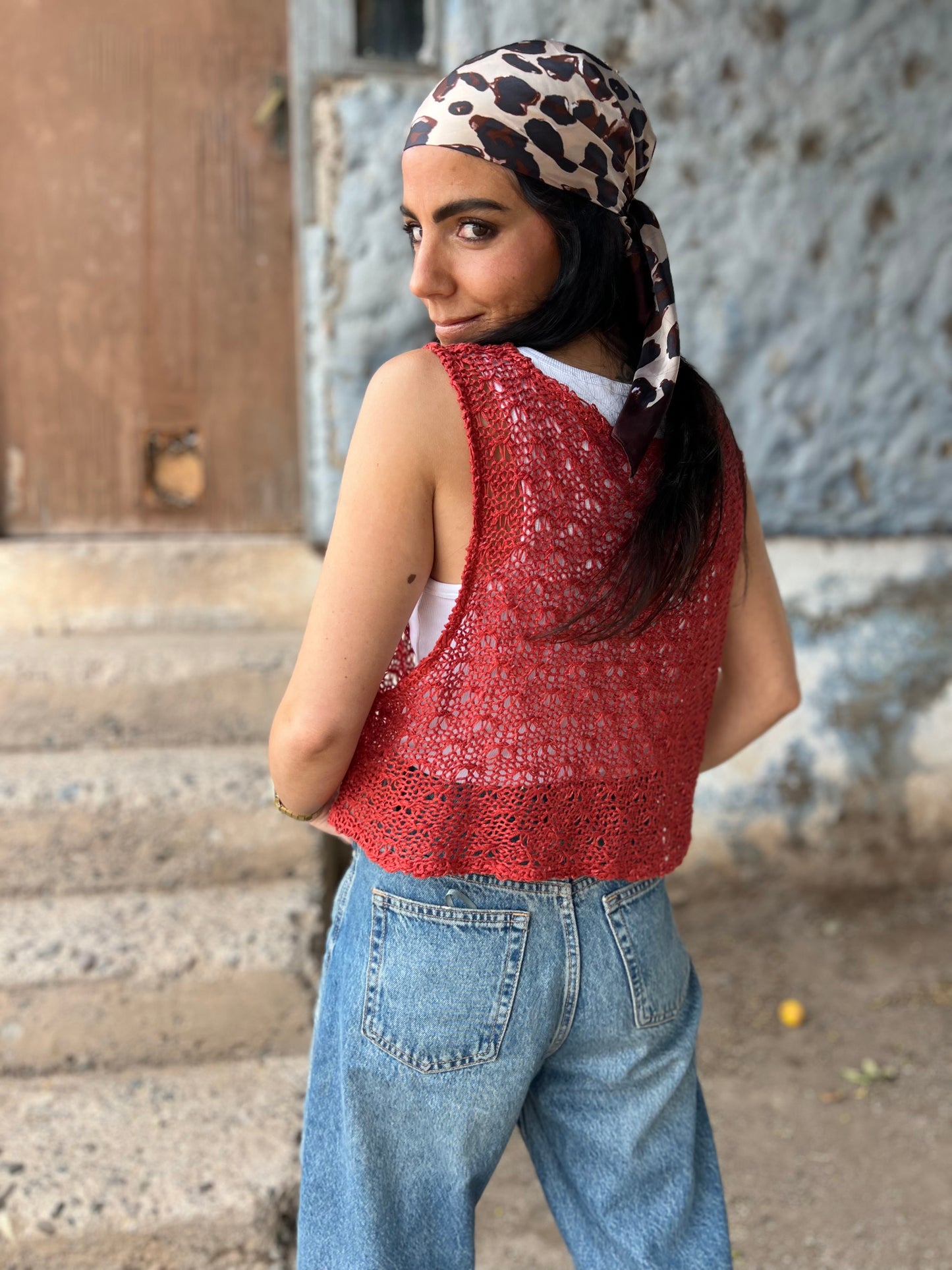 Chaleco Vest Crisantemo - LINO