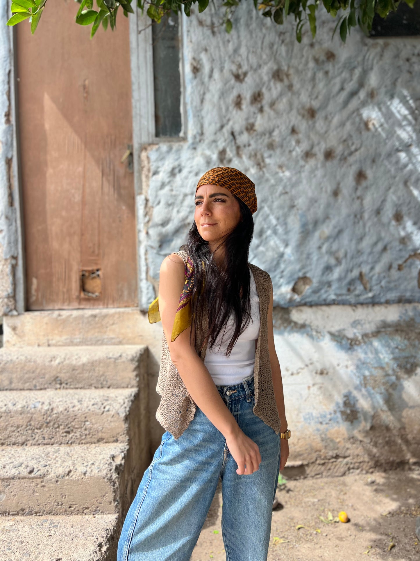 Chaleco Vest Crisantemo - LINO