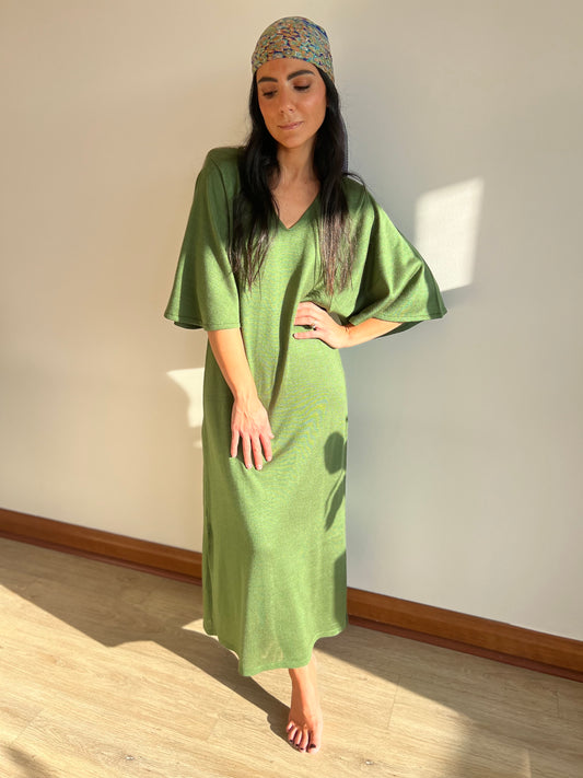 Vestido Agapanto - Hilo con Seda