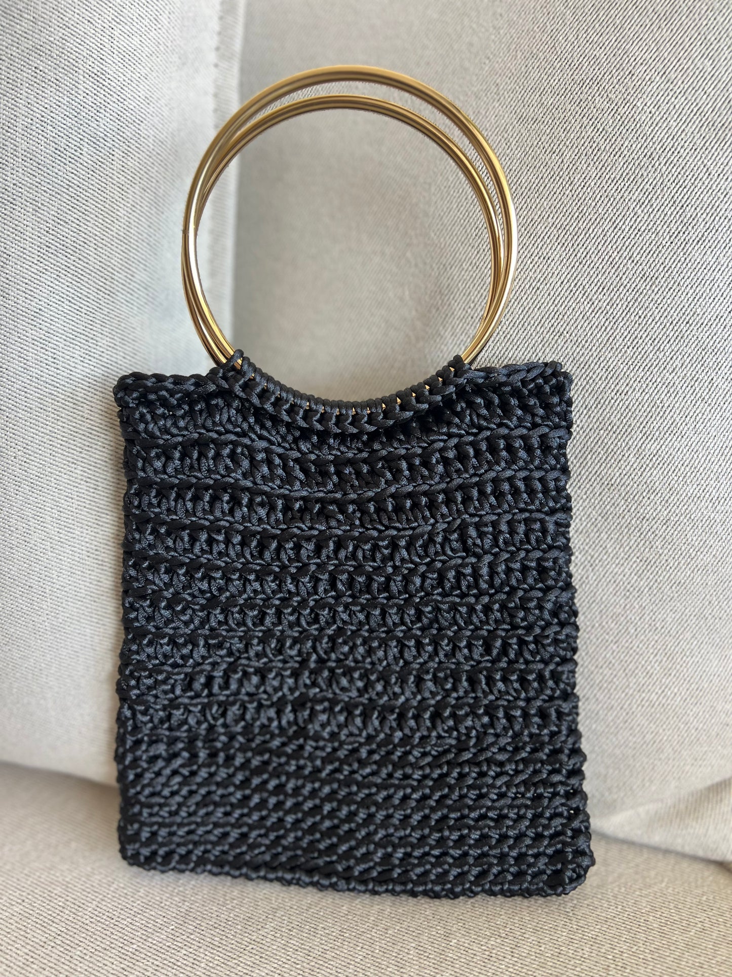Cartera ALMUDENA Asas Doradas - Hecho a Mano