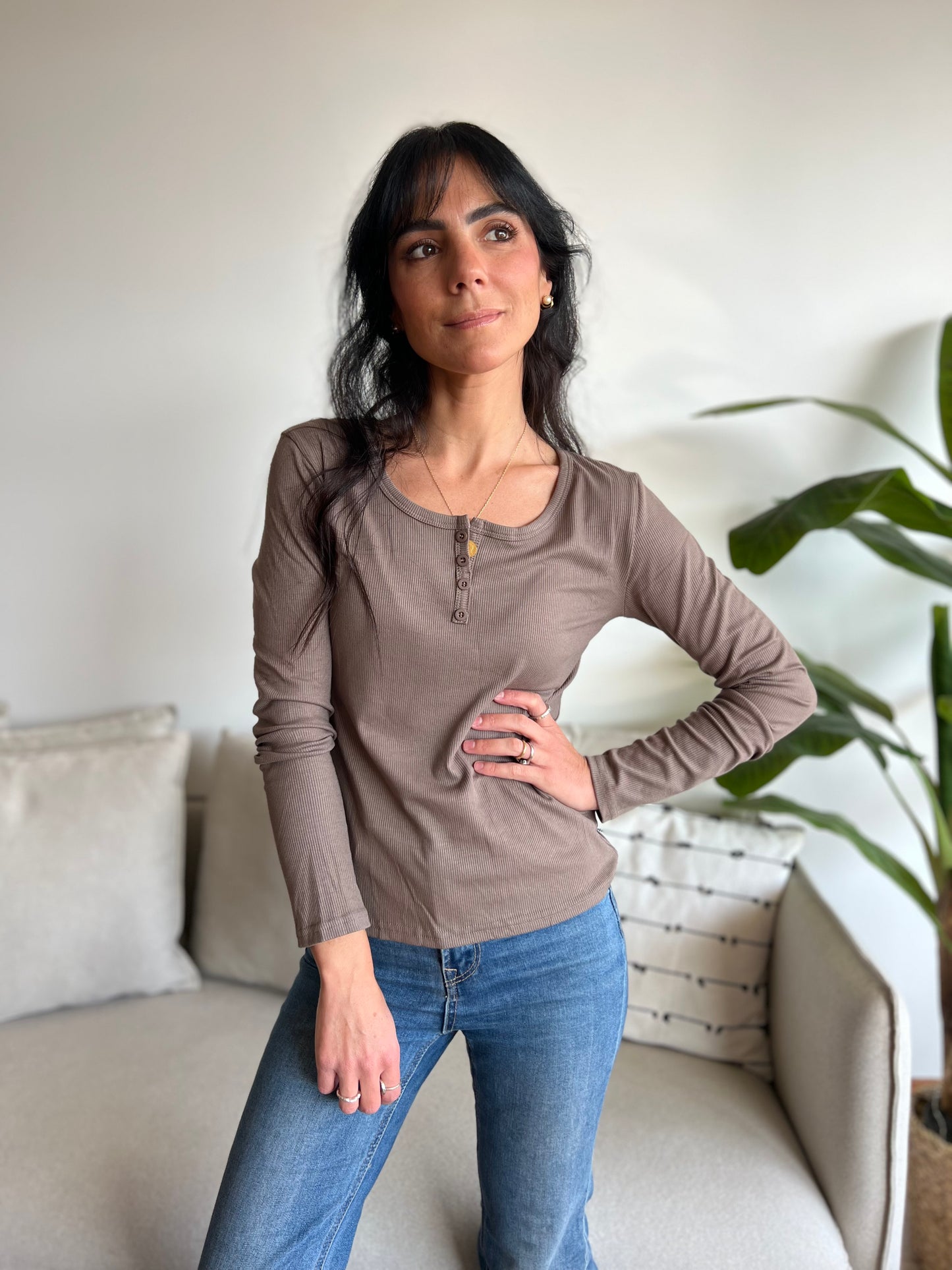 Polera básica LEONOR - Viscosa