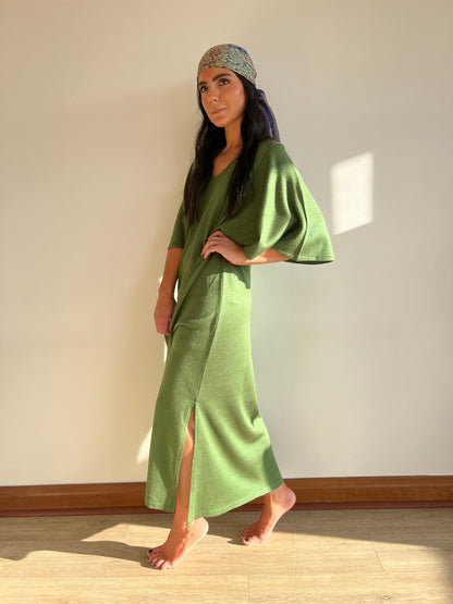 Vestido Agapanto - Hilo con Seda