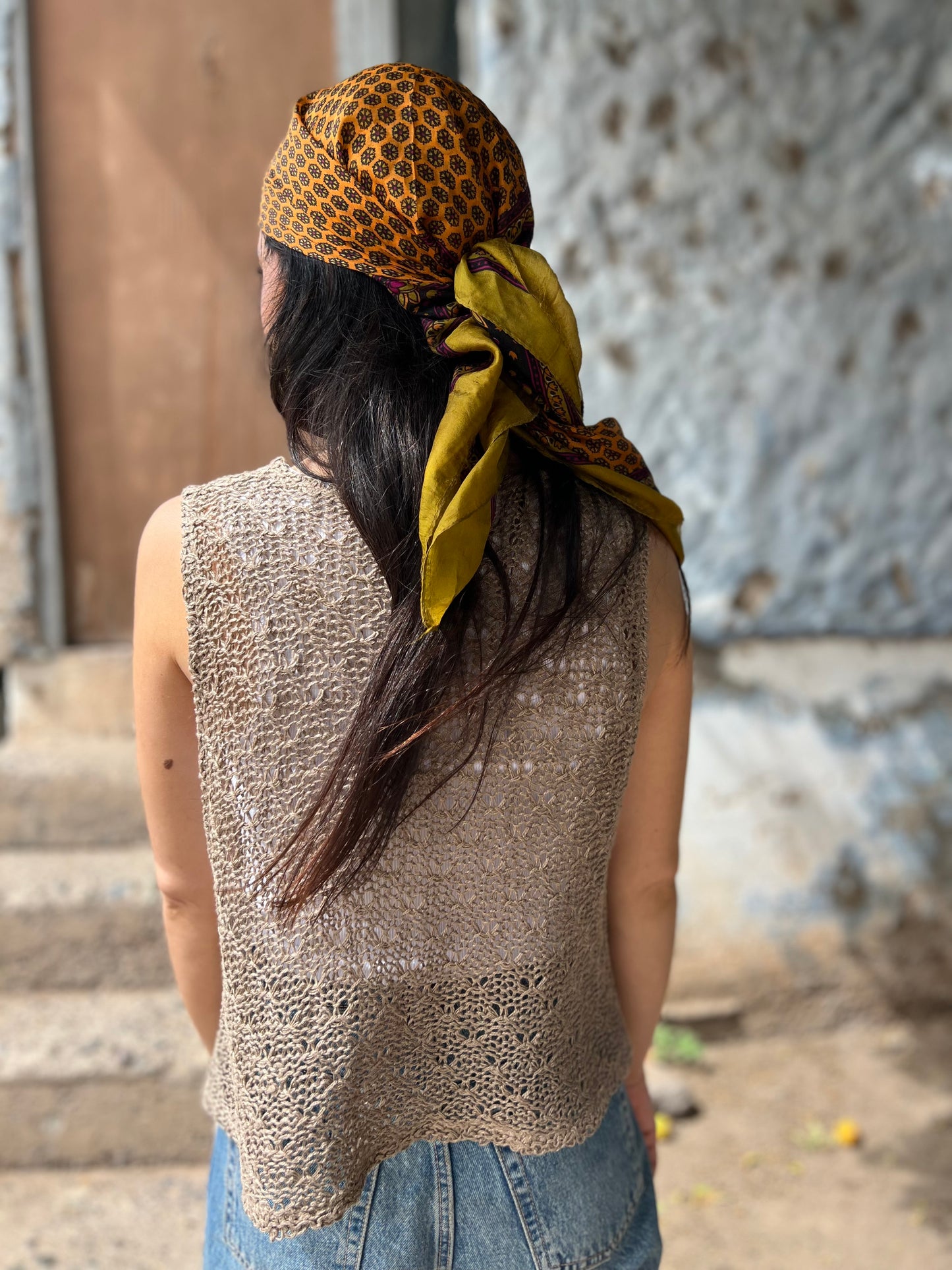 Chaleco Vest Crisantemo - LINO