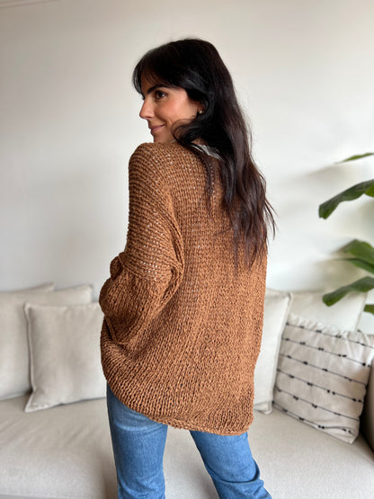A PEDIDO - Sweater CAPRI -  HECHO A MANO - Alpaca