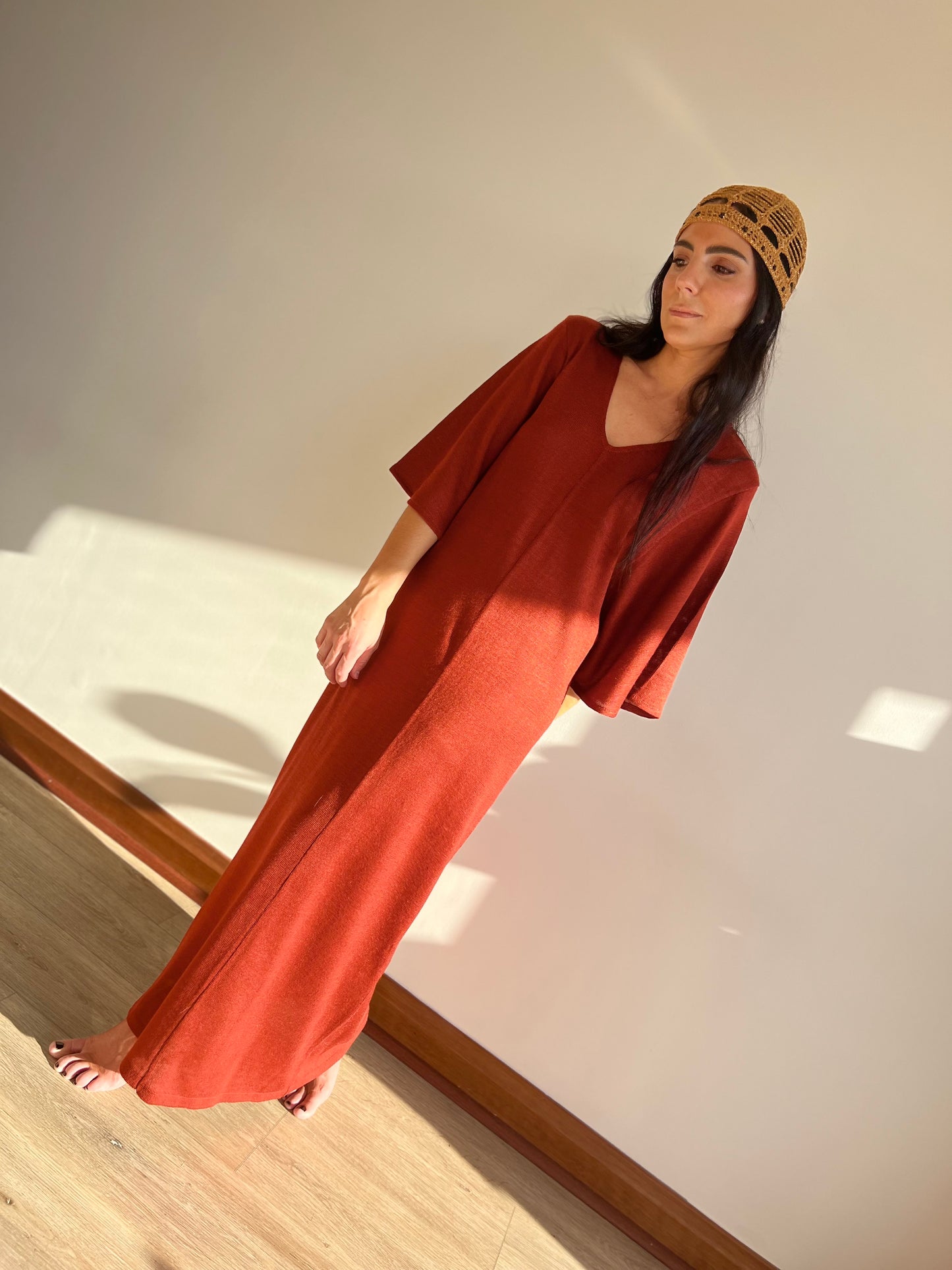 Vestido Agapanto - Hilo con Seda