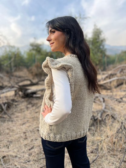 Sweater SEVILLA Arena - HECHO A MANO - Alpaca