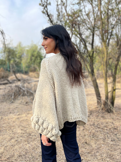 Chaleco GRANADA -  HECHO A MANO - Alpaca