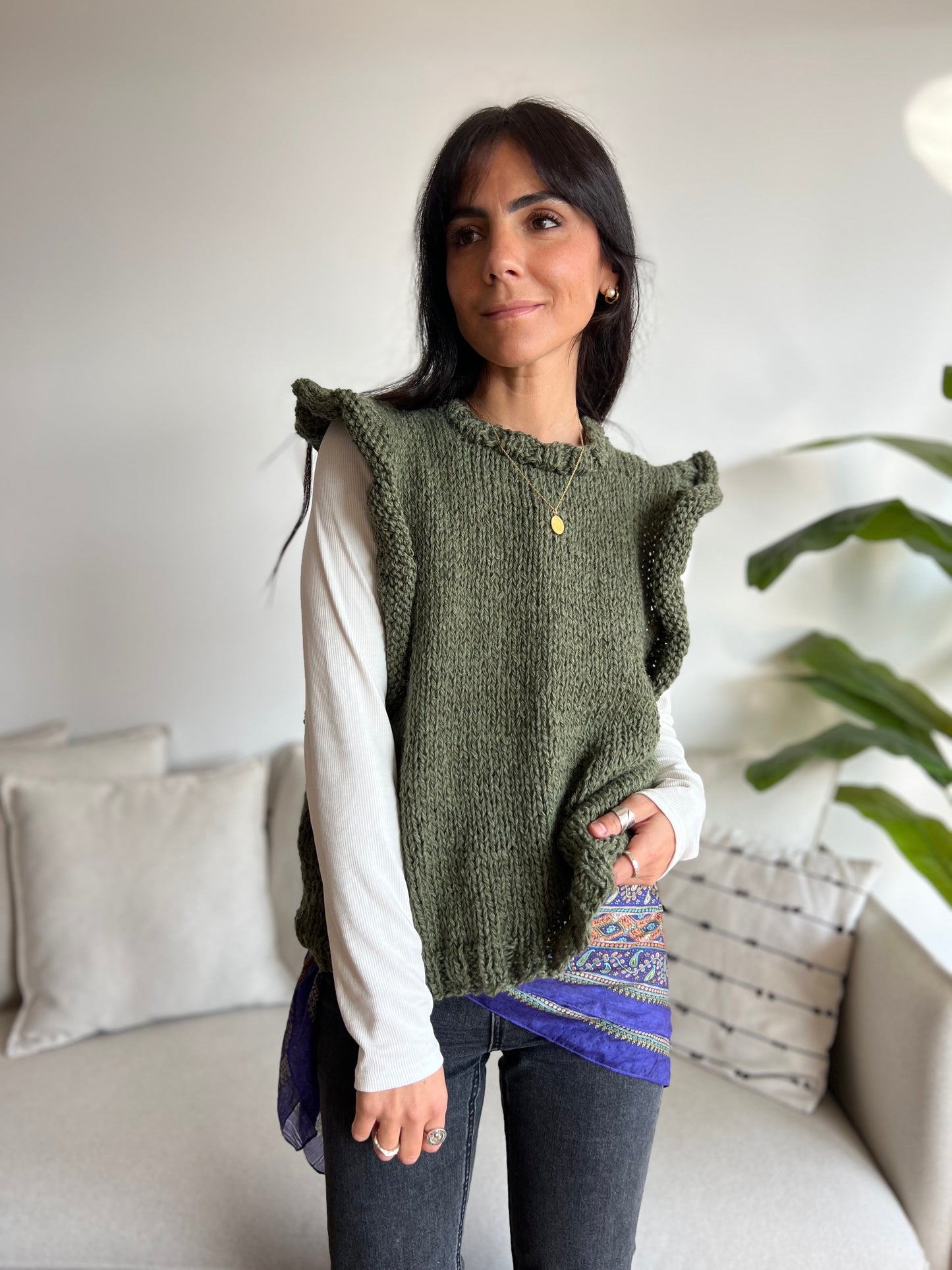 Sweater SEVILLA-  HECHO A MANO - Alpaca