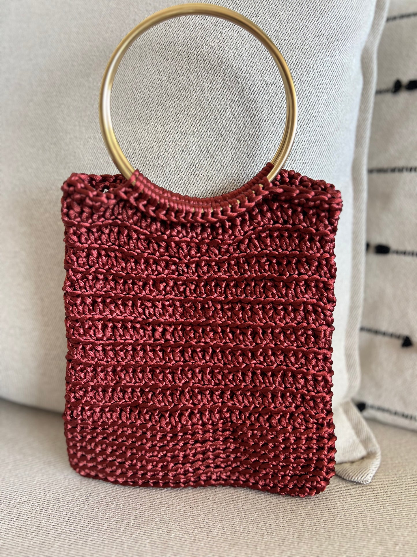 Cartera ALMUDENA Asas Doradas - Hecho a Mano