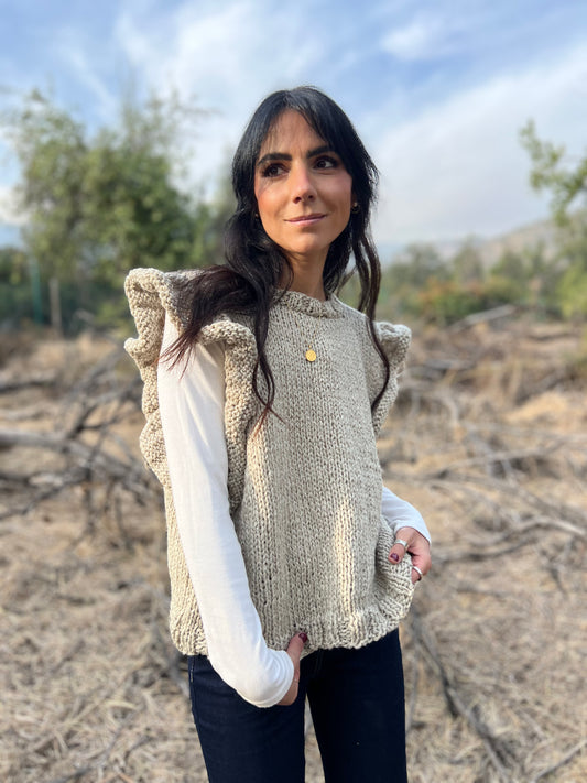 Sweater SEVILLA-  HECHO A MANO - Alpaca