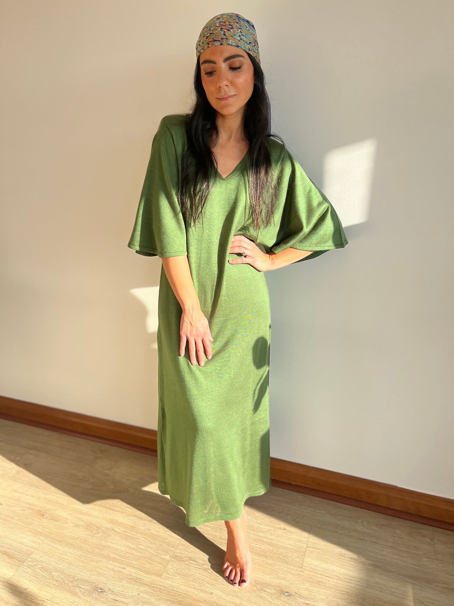 Vestido Agapanto - Hilo con Seda