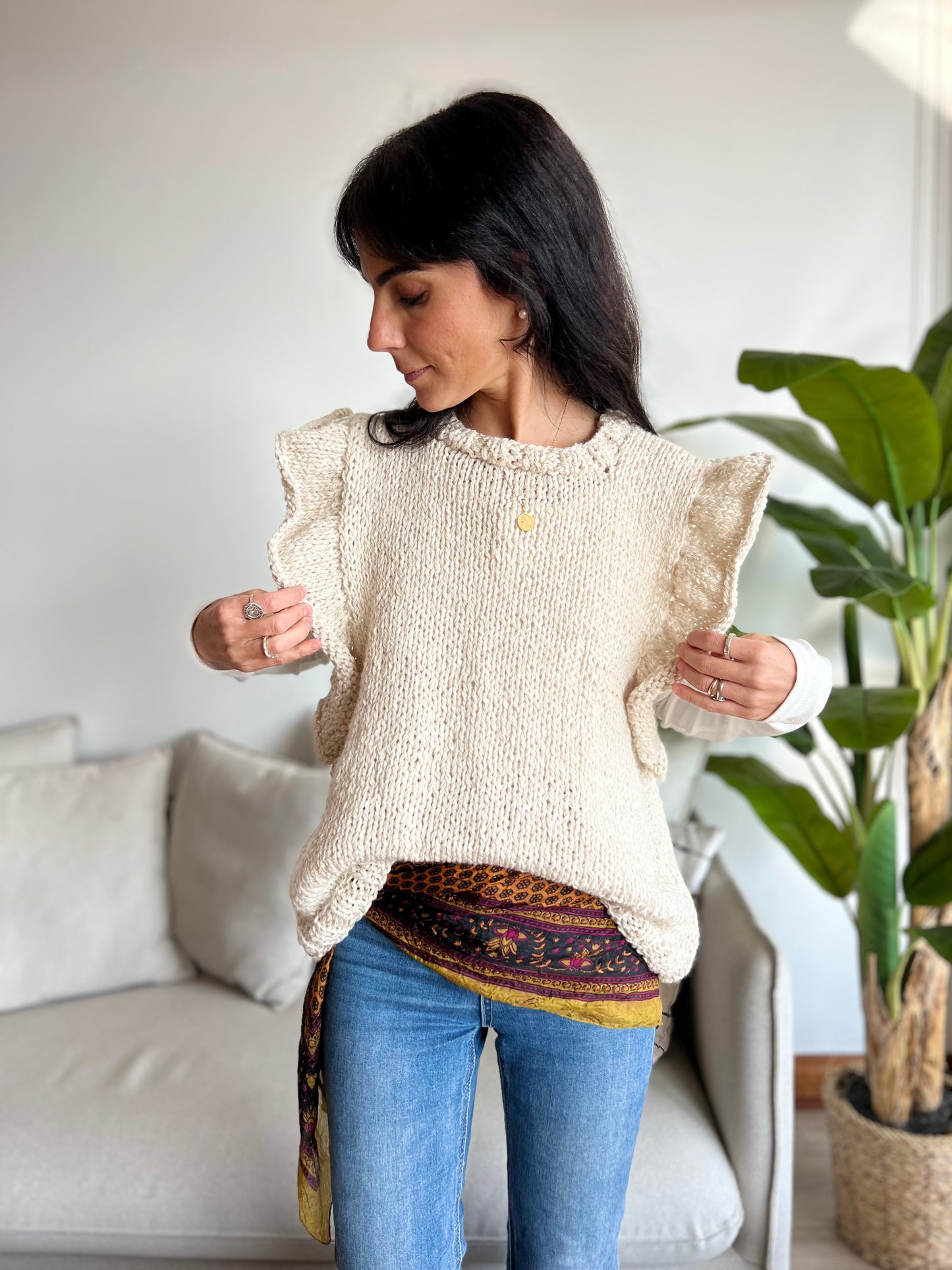 Sweater SEVILLA-  HECHO A MANO - Alpaca