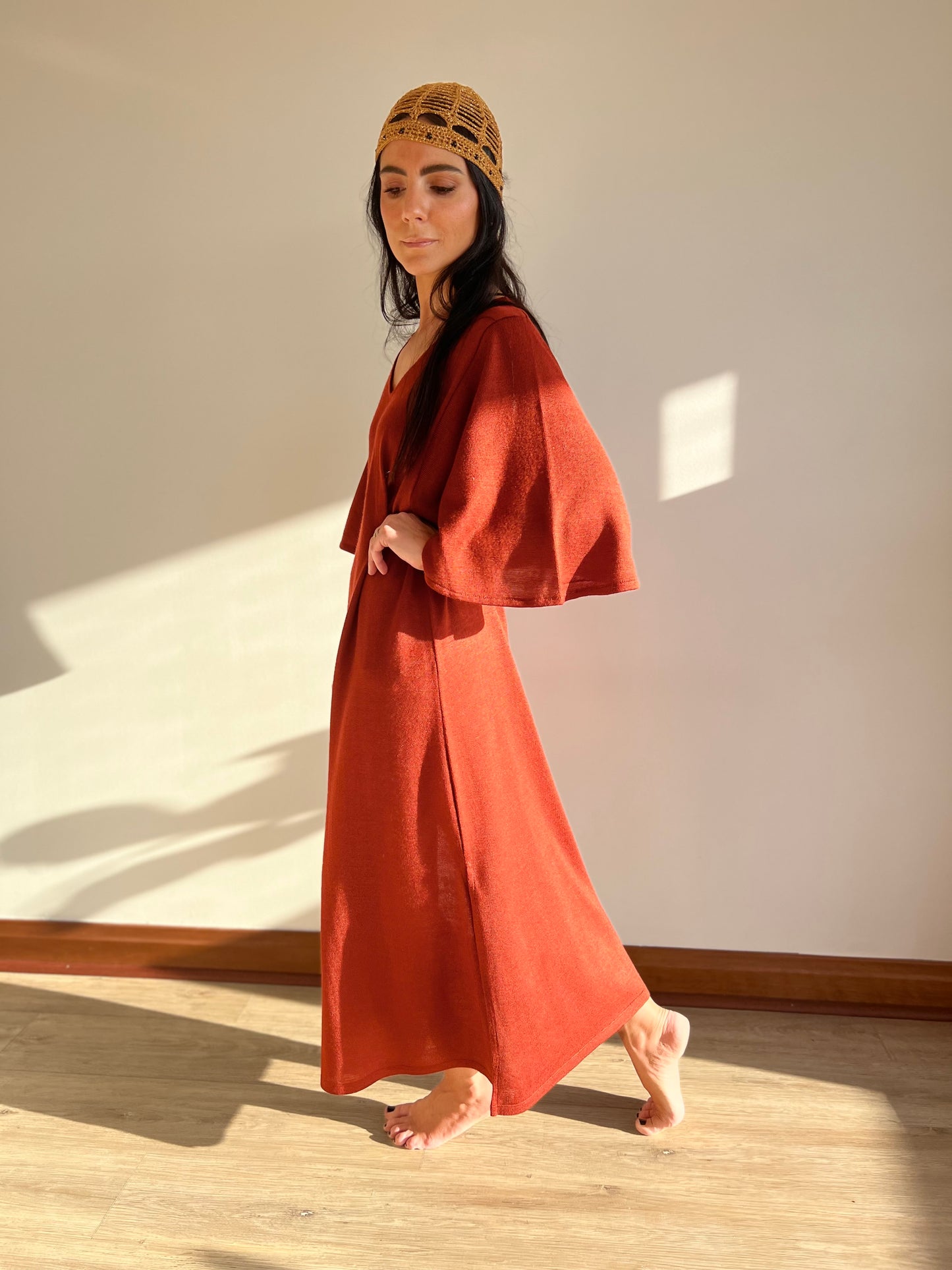 Vestido Agapanto - Hilo con Seda