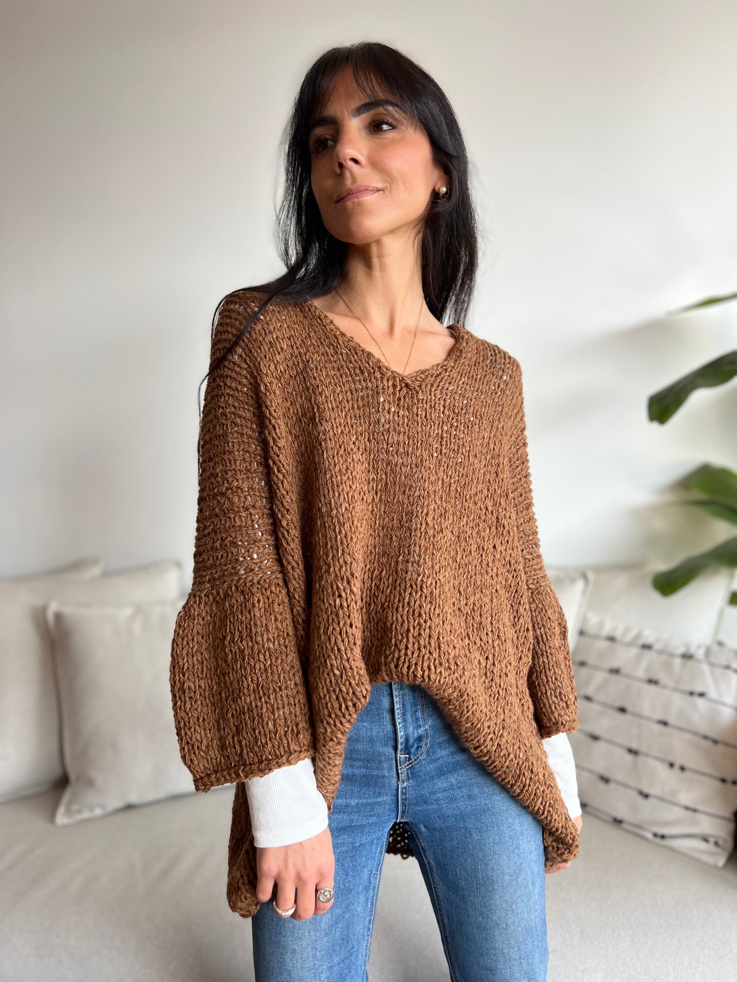 A PEDIDO - Sweater CAPRI -  HECHO A MANO - Alpaca