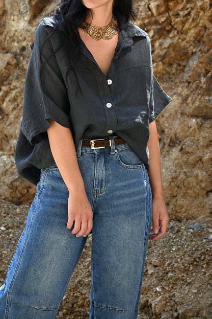 Camisa Camelia - 100% LINO