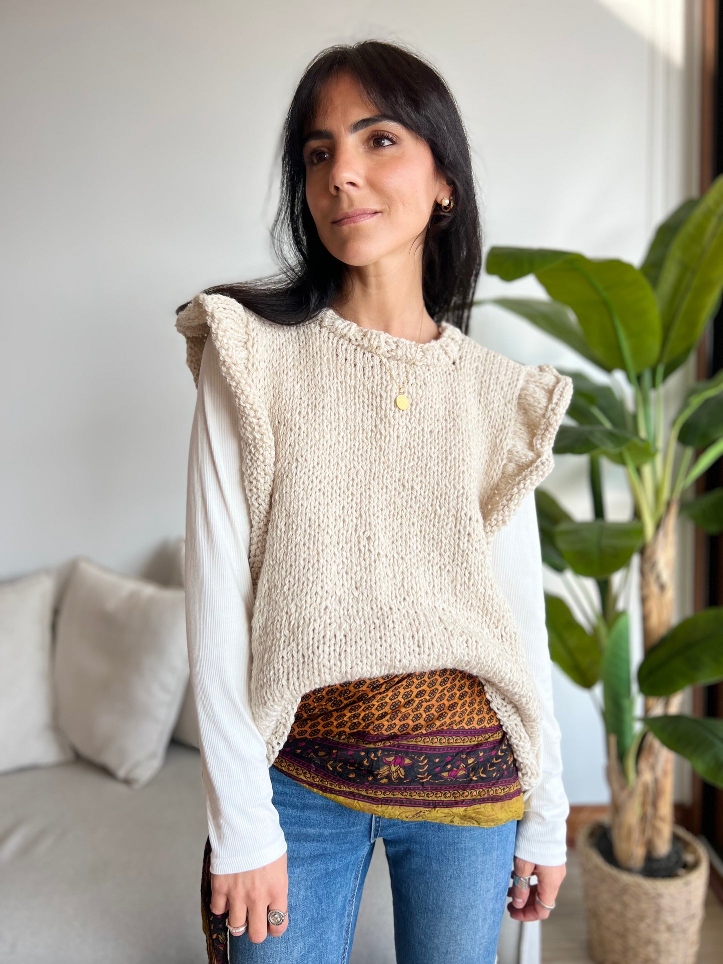 Sweater SEVILLA-  HECHO A MANO - Alpaca