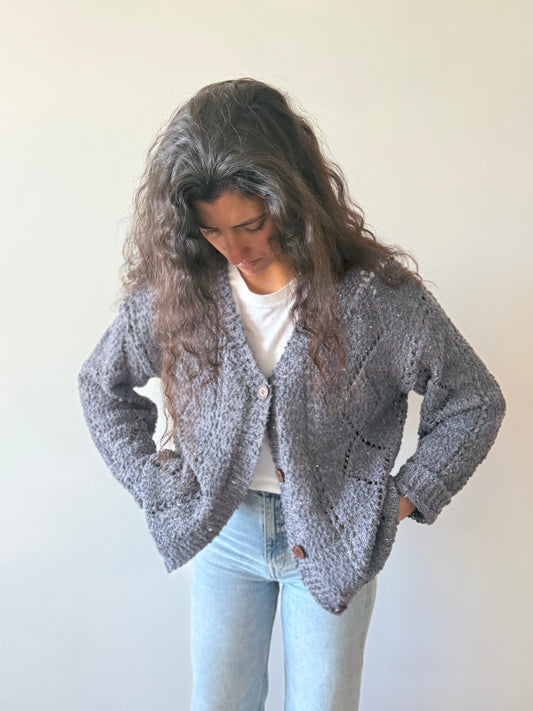 Chaleco Isabel Azul Piedra