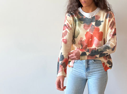 Sweater Flora Beige