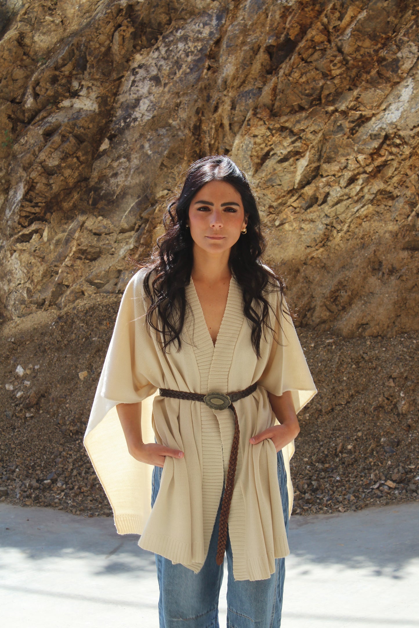 Ruana Tulipán - LANA & ALGODÓN