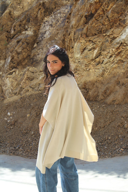 Ruana Tulipán - LANA & ALGODÓN