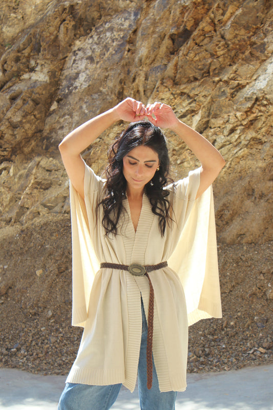 Ruana Tulipán - LANA & ALGODÓN