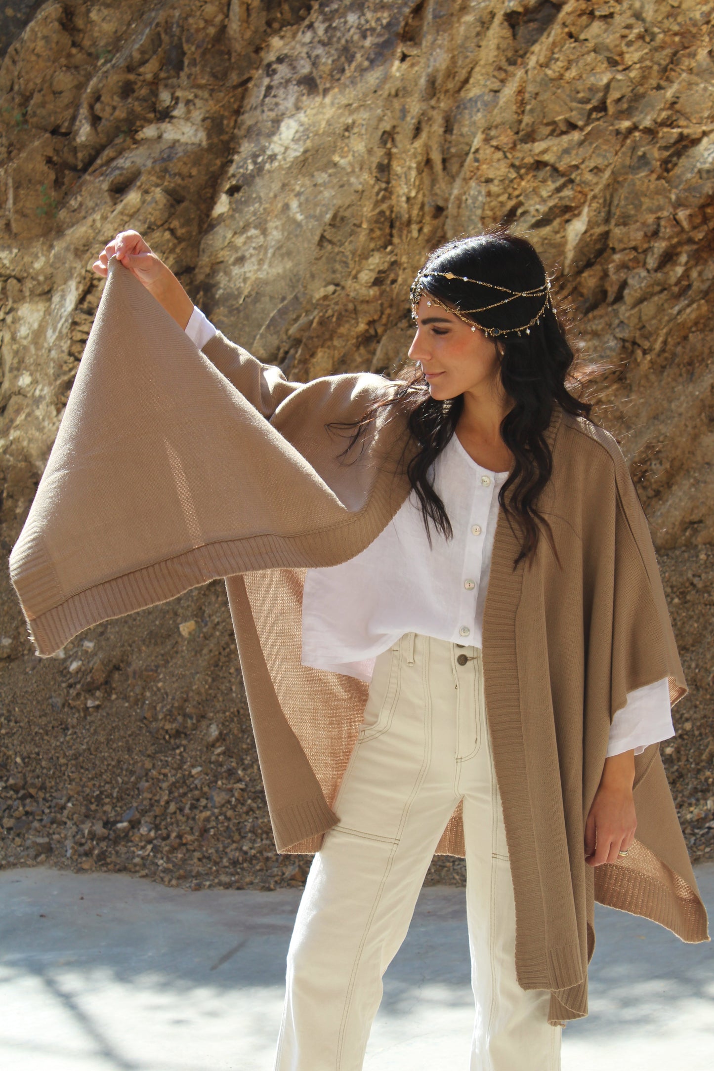 Ruana Tulipán - LANA & ALGODÓN