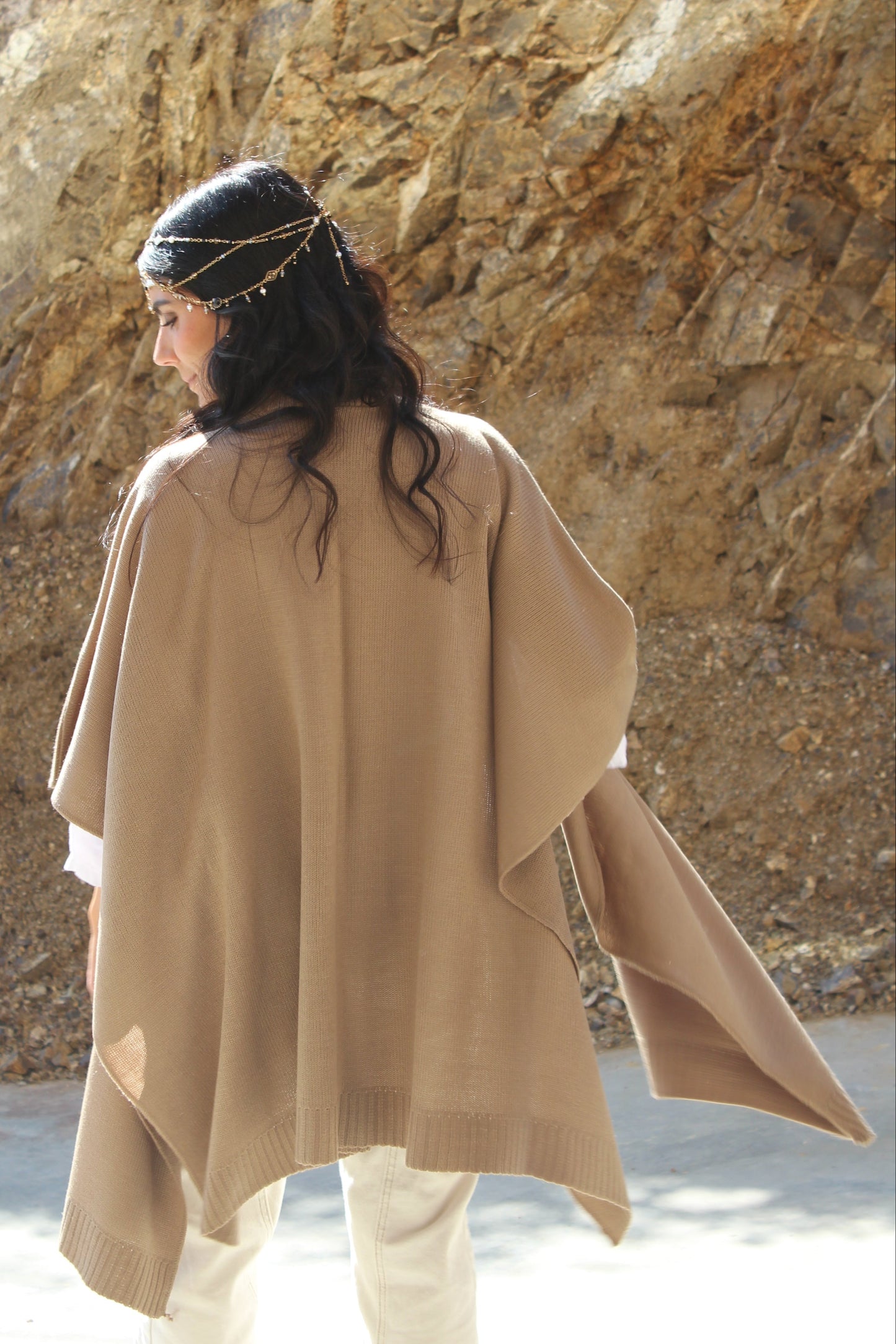 Ruana Tulipán - LANA & ALGODÓN