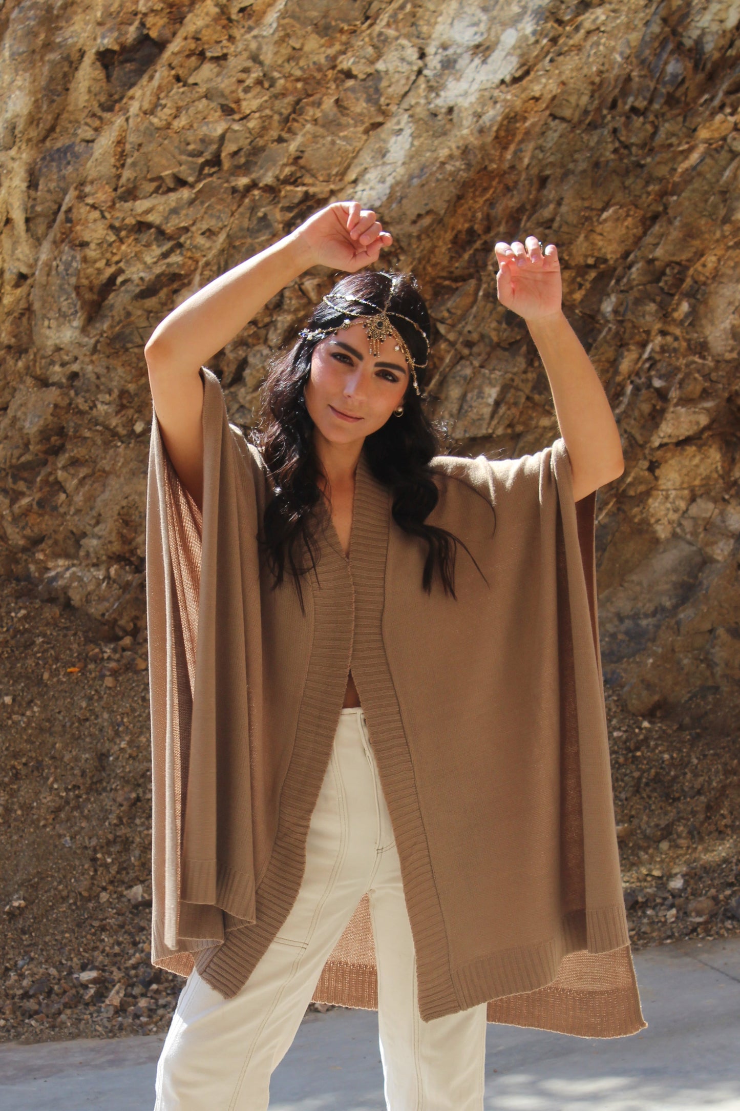 Ruana Tulipán - LANA & ALGODÓN