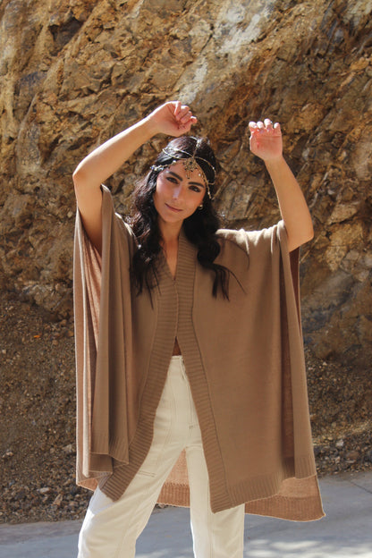 Ruana Tulipán - LANA & ALGODÓN