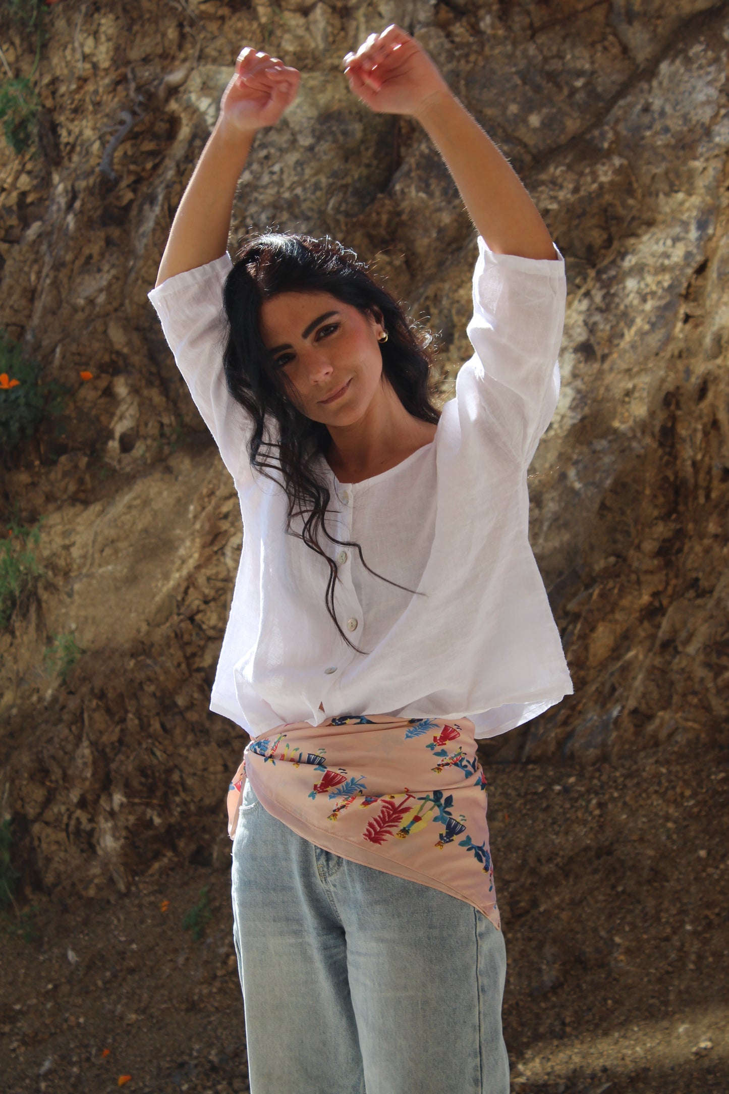 Blusa Lirio - 100% LINO