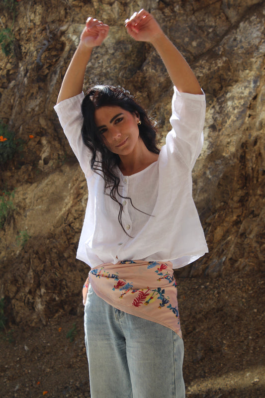 Blusa Lirio - 100% LINO