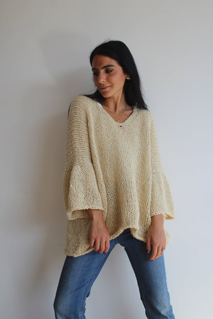 A PEDIDO - Sweater CAPRI -  HECHO A MANO - Alpaca