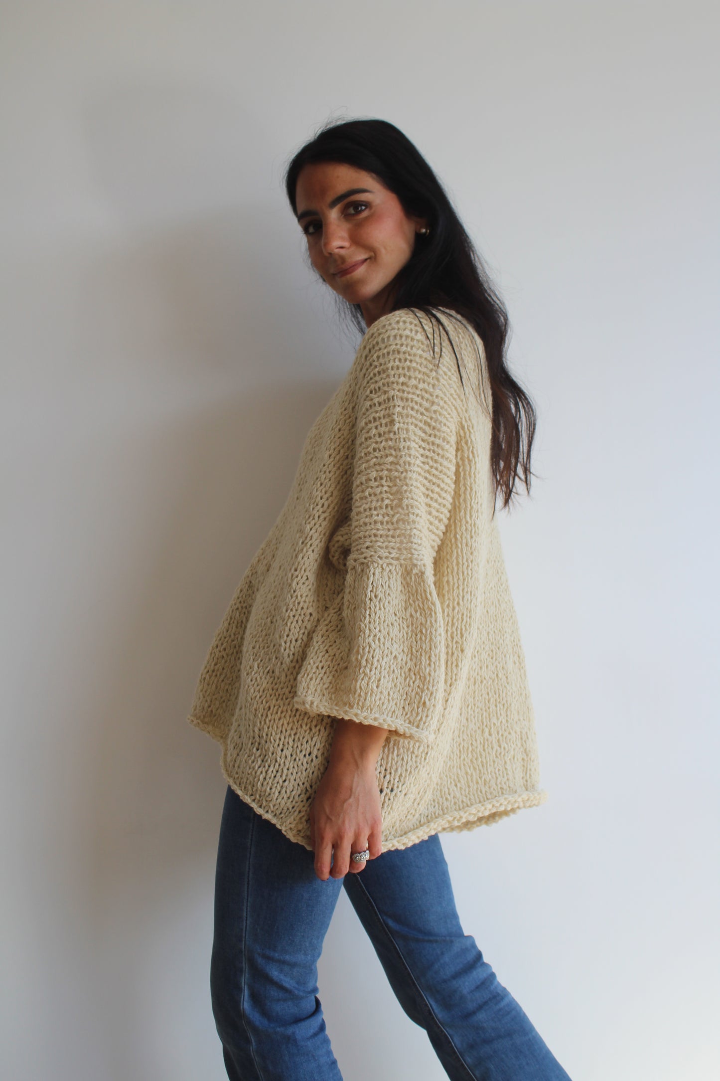 A PEDIDO - Sweater CAPRI -  HECHO A MANO - Alpaca